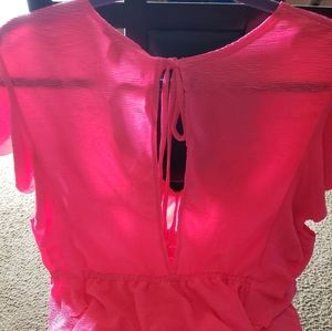 Neon Pink Womens Top